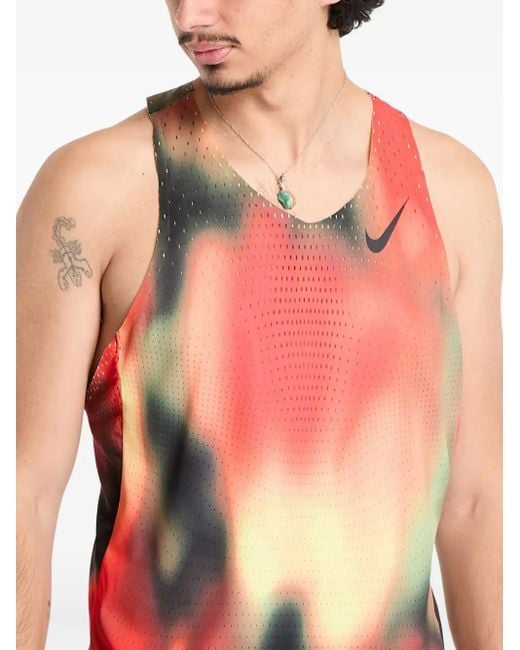 Nike Aeroswift Elite Entry Lauf-Tanktop in Red für Herren