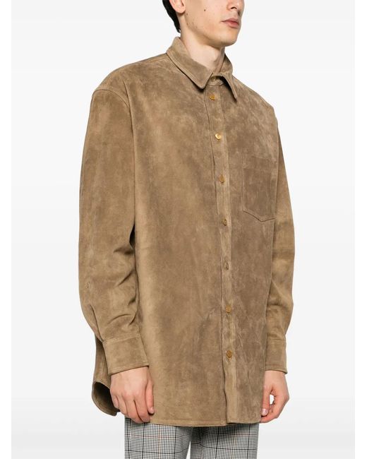 Marni Natural Leather Shirt for men