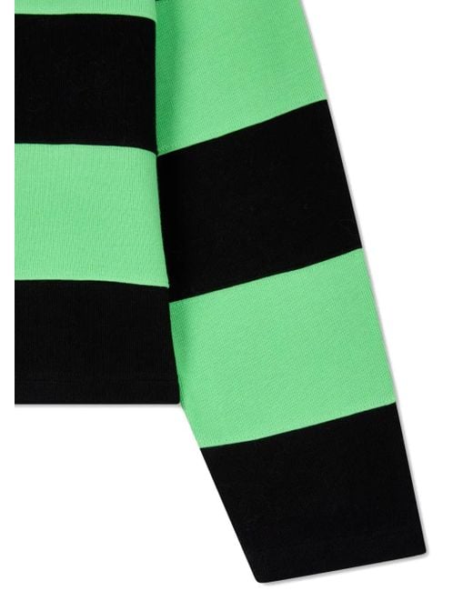 Studio Tomboy X Rugby ポロカラースウェットシャツ Green