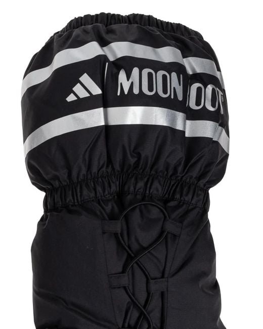 Adidas Black X Moon Boot Striped Socks