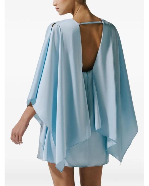 Baobab Blue Pietro Mini V-Neck Dress
