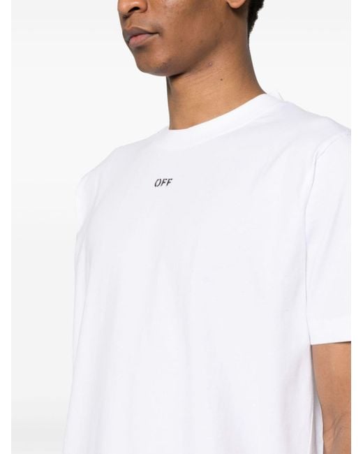 Off-White c/o Virgil Abloh T-shirt Met Logoprint in het White voor heren