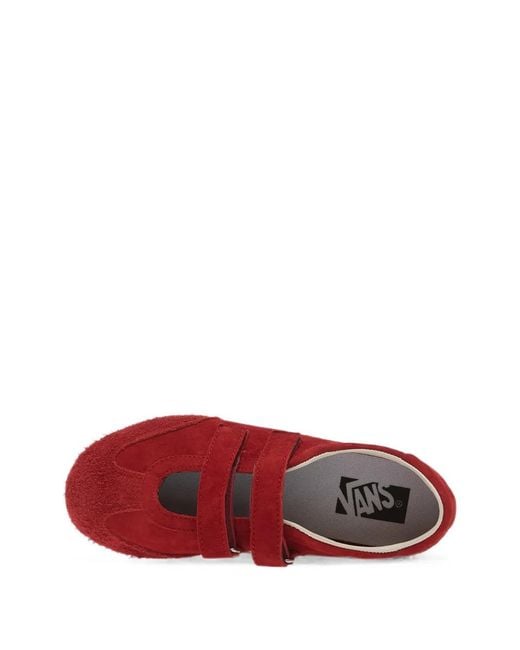 Vans Red Lx Mary Jane Touch-Strap Touch-Strap Sneakers
