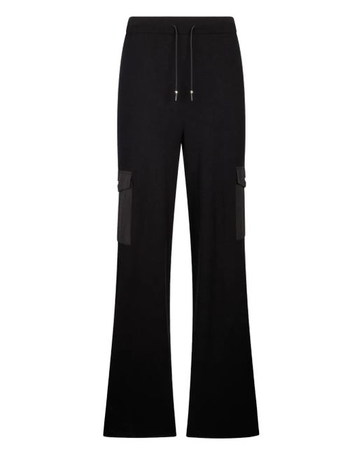Liu Jo Black Cargohose Mit Elastischem Bund