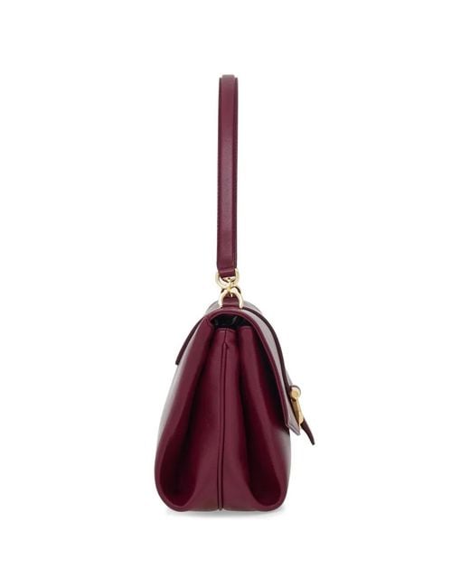 Ferragamo Purple Front-Flap Shoulder Bag (S)