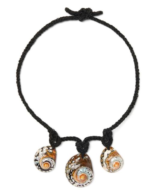 Alanui Metallic The Sound Of The Sea Shell Necklace