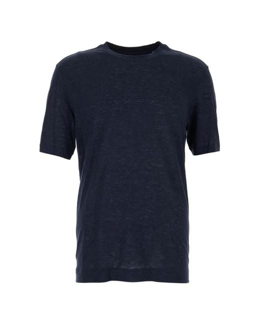 Zegna Blue Crew-Neck T-Shirt for men
