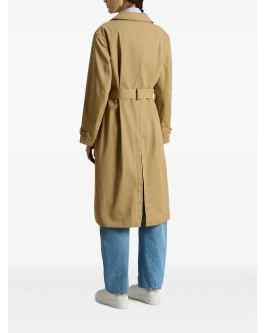 Woolrich Natural Cotton Trench Coat