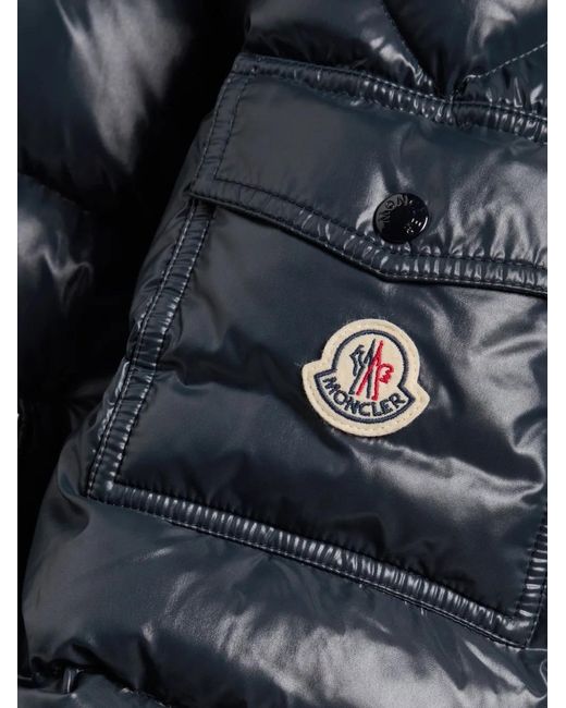 Moncler Black Maya Hooded Padded Jacket for men