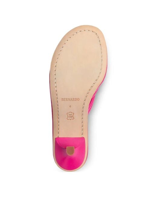 Bernardo Pink Miami Padded Heeled Sandals