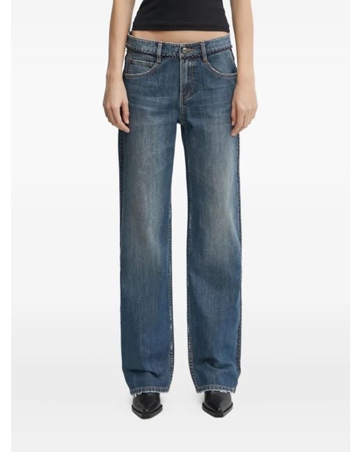 Miss Sixty Blue Chain-Embellished Jeans
