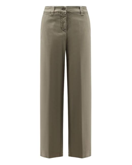 Aspesi Gray Button-Fastening Trousers