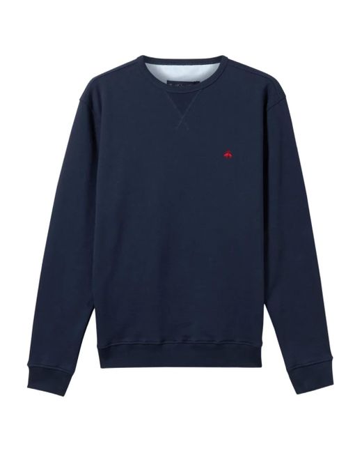 Sudadera con logo bordado Brooks Brothers de hombre de color Blue