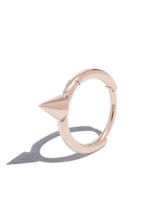 Maria Tash White 18Kt Rose Short Spike Single Earring