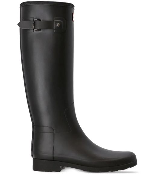 Hunter Black Refined Slim-Fit Tall Wellington Boots