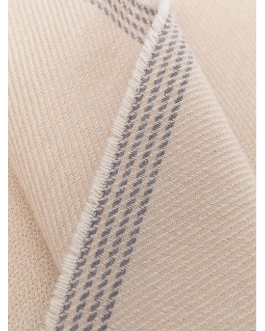 Brunello Cucinelli Natural Scarves for men