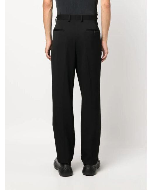 Lanvin Straight Plooibroek in het Black voor heren