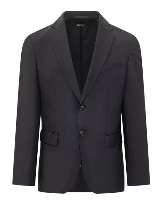 Boss Blue Single-Breasted Suit for men