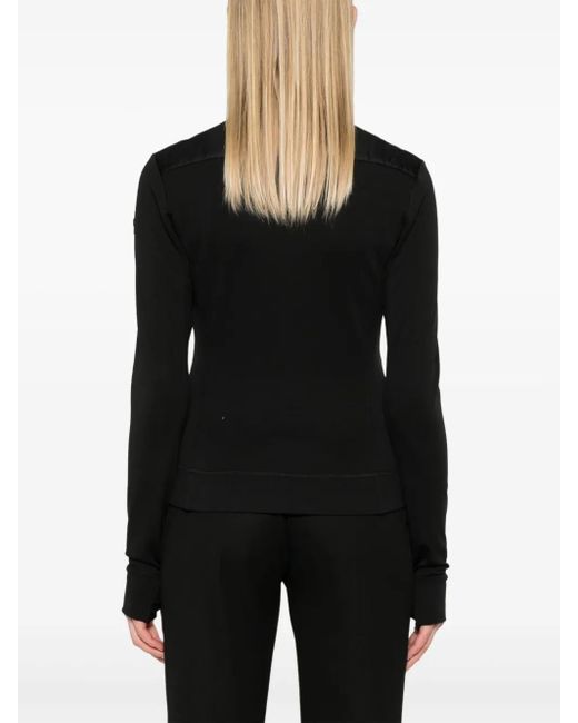 Moncler Black Padded Polartec Sweatshirt