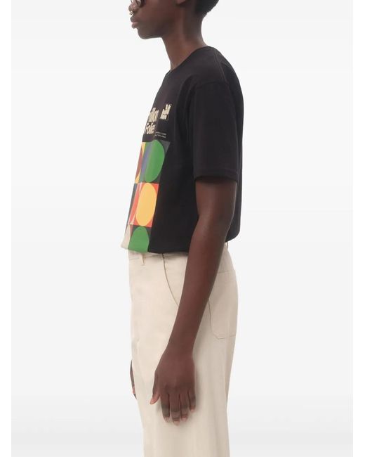 Valentino Garavani Black Pavillon Des Folies T-Shirt for men
