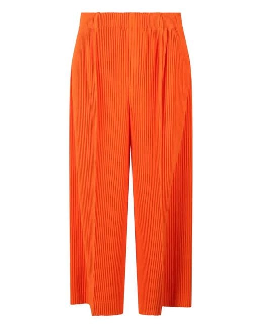 Homme Plissé Issey Miyake Mc February Broek in het Orange voor heren