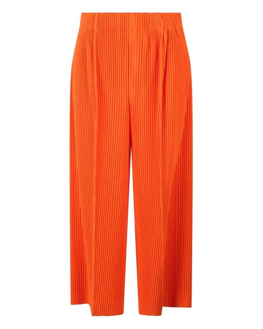 Homme Plissé Issey Miyake Orange Pantalon Mc February for men