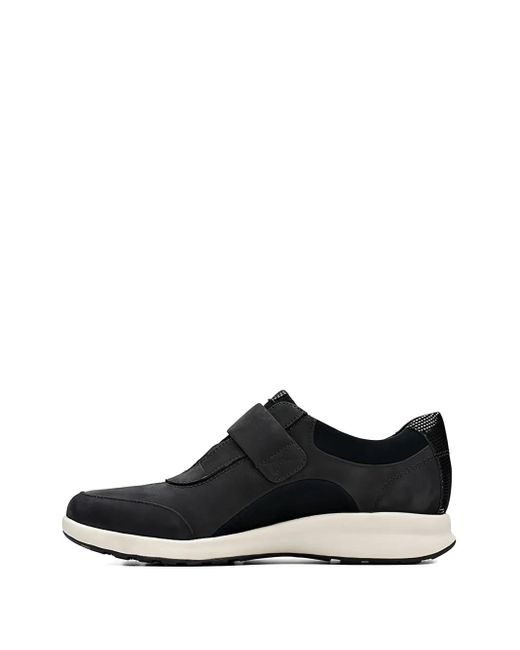Clarks Black Adorn Strap Sneakers