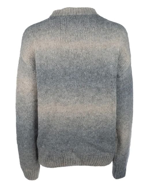 Gant Gray Gradient Crew-Neck Jumper for men