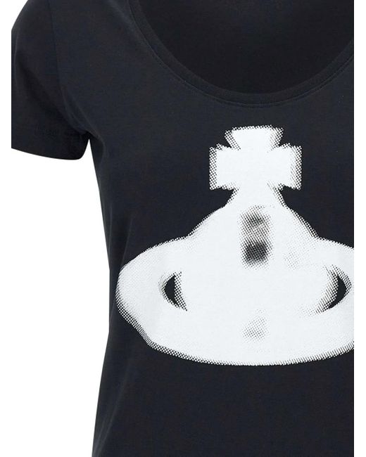 Vivienne Westwood Black Halftone Orb Lollo T-Shirt