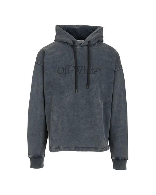 Off-White c/o Virgil Abloh メンズ ブルー スウェットパーカー 【公式 