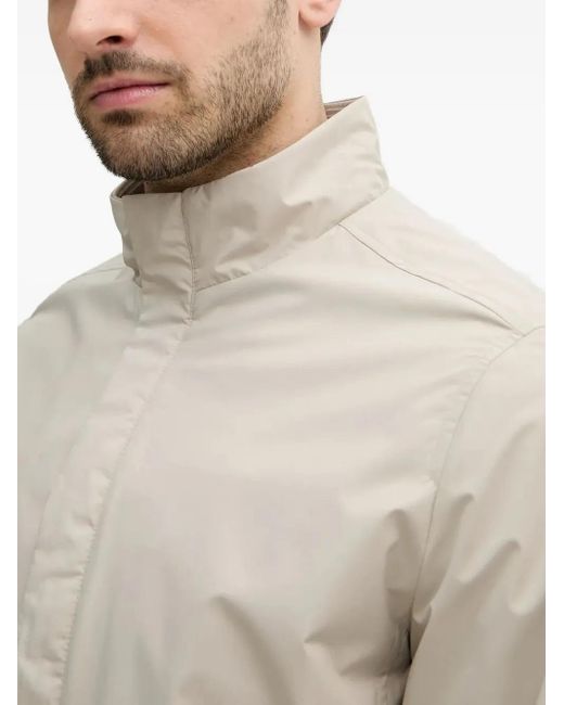 Paul & Shark Natural High-Neck Zip-Front Jacket for men