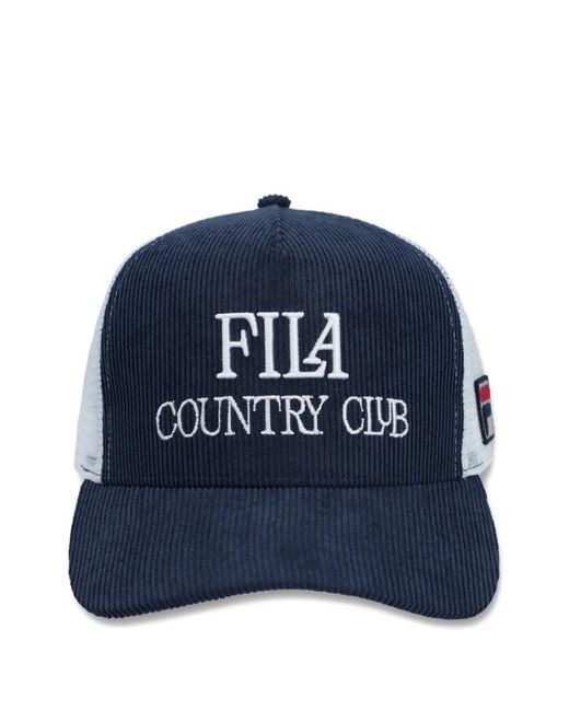 Cappello A Coste di Fila in Blue