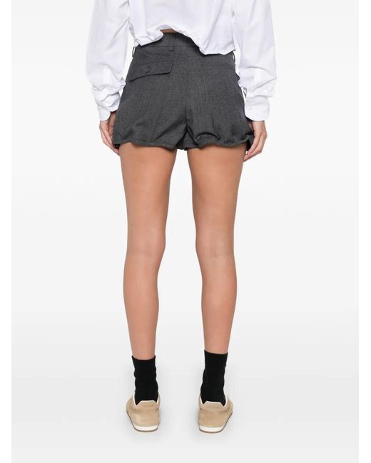 Prada Gray Wired Shorts