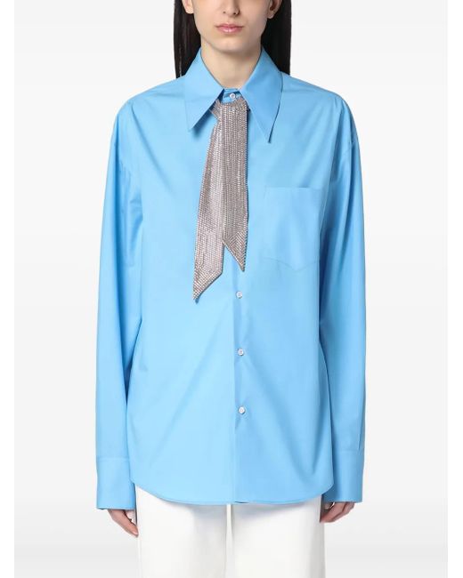 Chemise En Coton GIUSEPPE DI MORABITO en coloris Blue