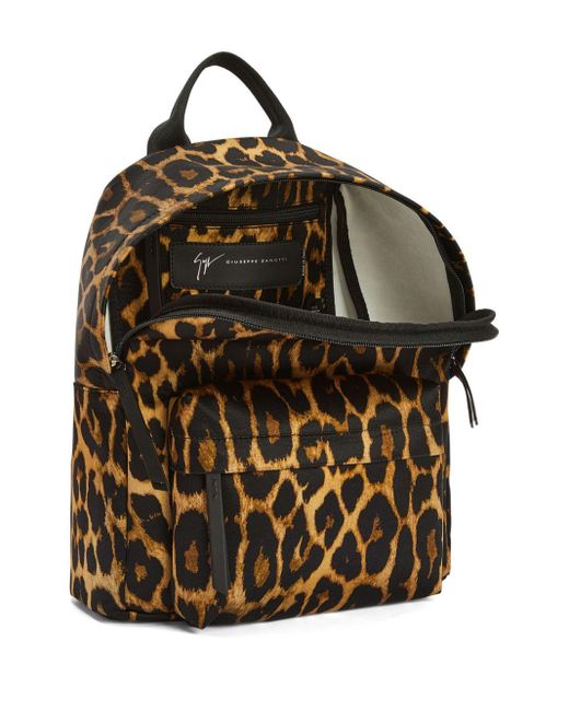 Leopard print sale small backpack