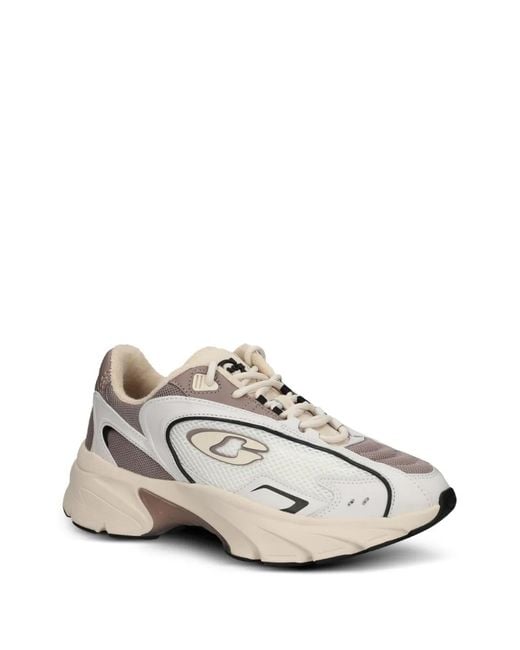 COACH White Bolt Runner Multi-Panelled Sneakers for men