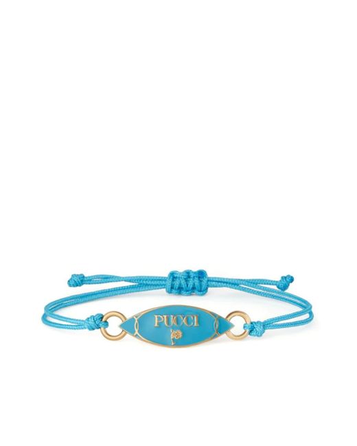 Emilio Pucci Blue Ng Cord Bracelet