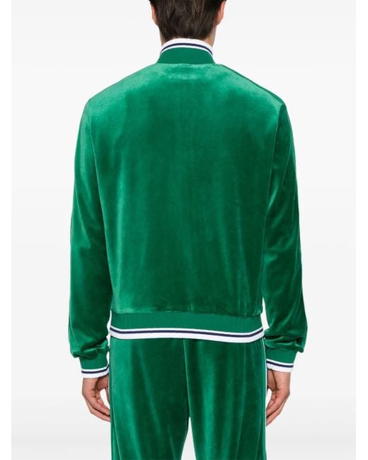 Casablanca Green Velour Jacket for men