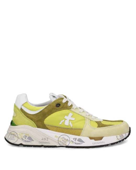 Premiata Yellow Mased Sneakers