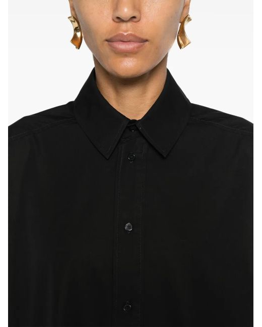 Wardrobe NYC Black Mini Shirt Dress
