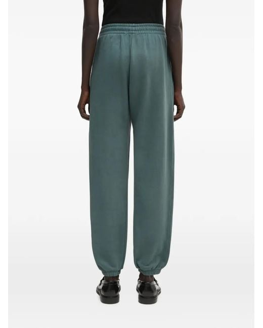 Anine Bing Green Cotton Track Pants