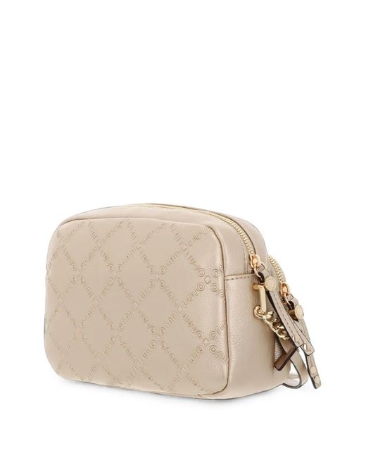 Liu Jo Natural Logo-Embossed Shoulder Bag