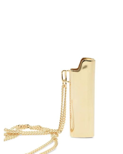 Ambush White Lighter-Case Necklace