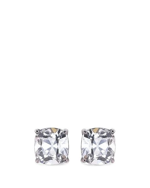 with love White Lab-Grown Diamond Earrings
