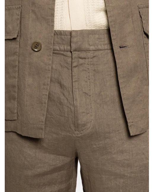 DUNO White Elasticated Trousers for men