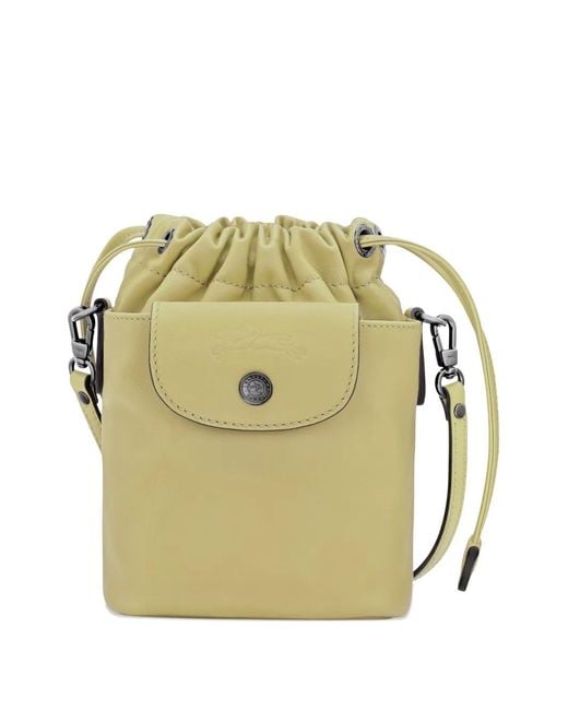 Longchamp Le Pliage Xtra Xs Kleine Bucket-Tas Met Trekkoord in het Green
