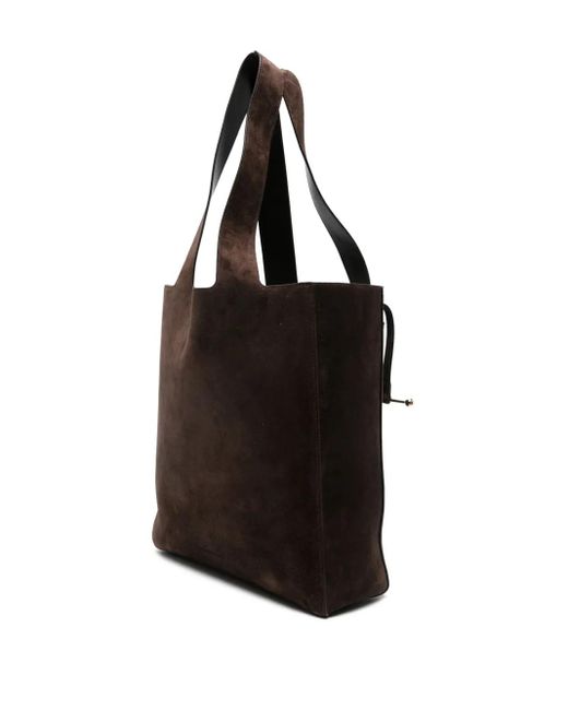 Strathberry Black Suede Shoulder Bag