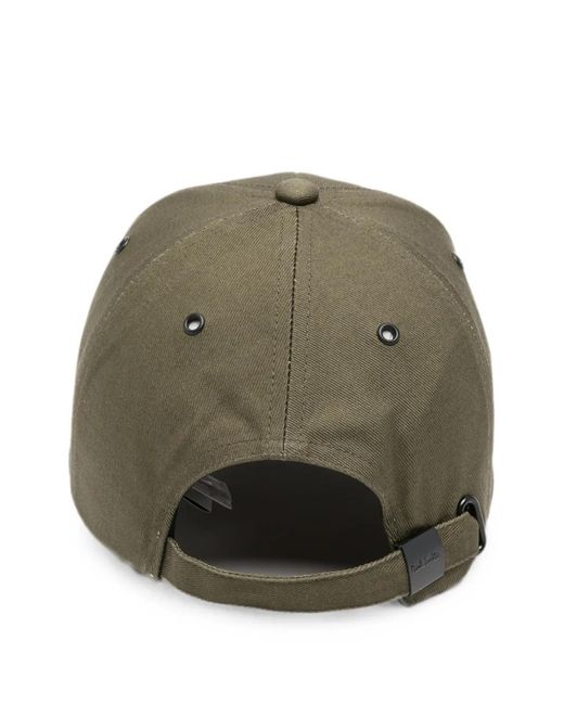 Paul Smith Green Logo-Patch Baseball Cap for men