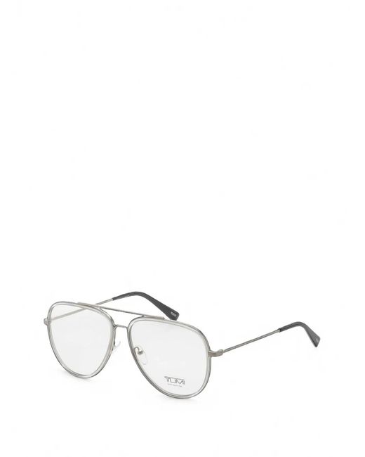 Tumi White Pilot-Frame Glasses for men