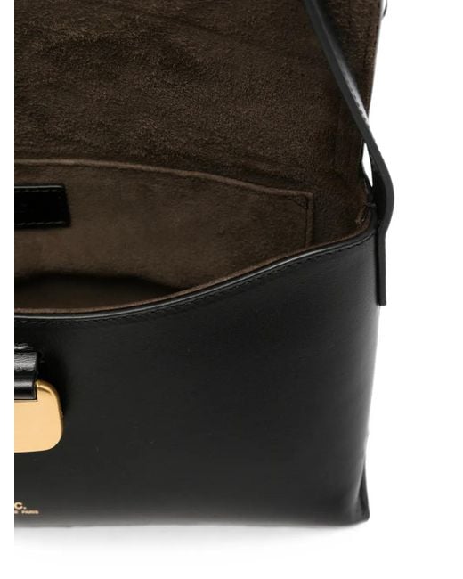 A.P.C. White Small Simone Shoulder Bag